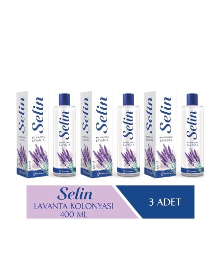Parfümlü Kolonya Lavanta 1200 ml(400*3)
