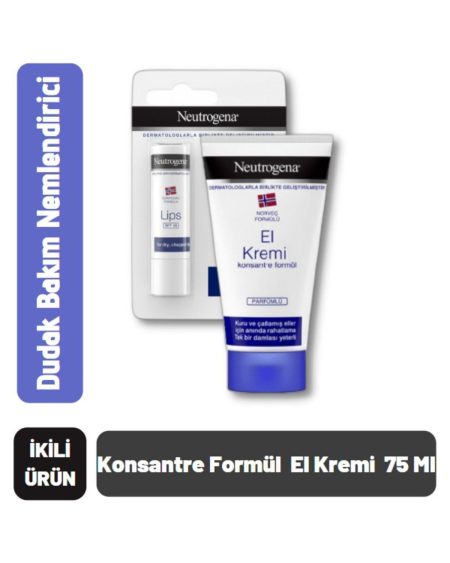 Parfümlü Konsantre El Krem 75 Ml + Güneş Koruma Faktörlü (spf 20) Dudak Nemlendiricisi