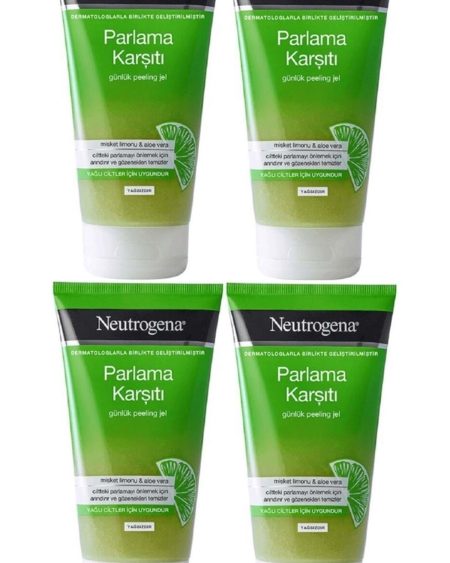 Parlama Karşıtı Yağsız Peeling Jel 150ml (4 LÜ SET)