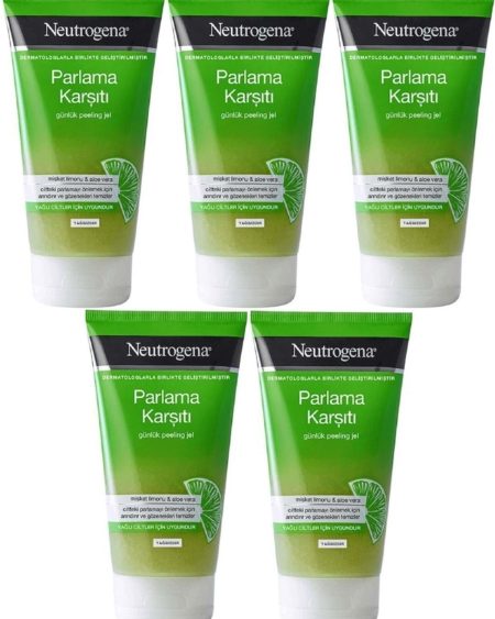 Parlama Karşıtı Yağsız Peeling Jel 150ml (5 Lİ SET)