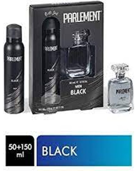 Parlement 50 ml Black Erkek Parfüm + 150 ml Deodorant Seti