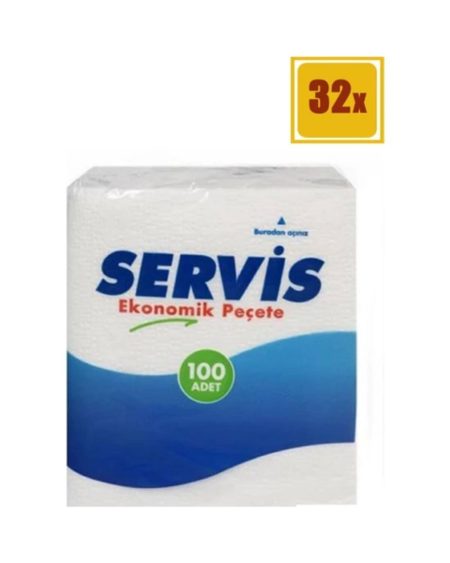 peçete 100 lü x 32 adet