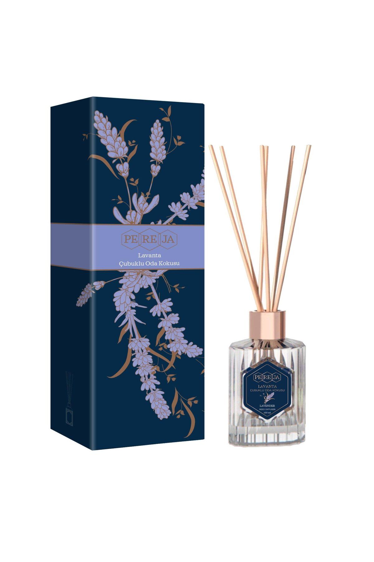 Premium Lavanta Çubuklu Oda Kokusu 100 ml