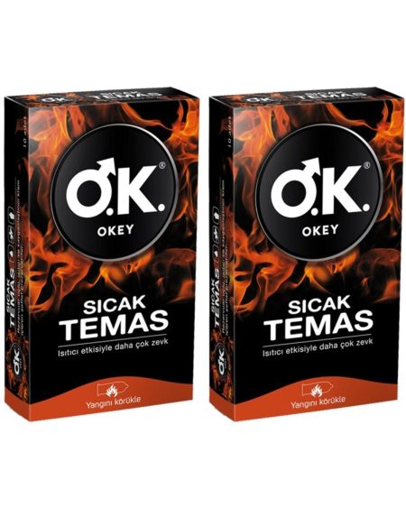 Prezervatif Sıcak Temas 10'lu Ikili Set