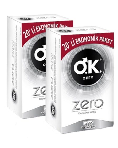 Prezervatif Zero 20 Li X 2 Adet (40 Lı)
