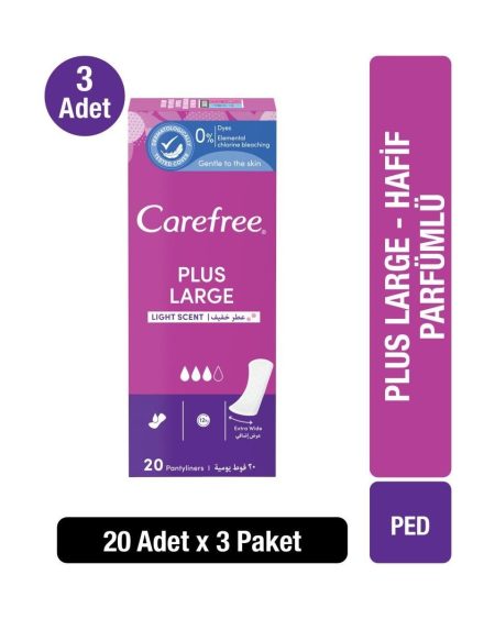 Carefree Refresh Maxi Günlük Ped 20'li X3