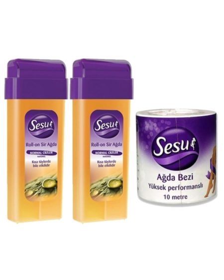 Roll-on Kartuş Ağda Normal Ciltler 2x100ml + Ağda Bezi 10mt