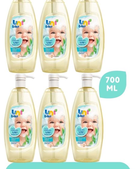 Saç Ve Vücut Şampuan 700ml (pompalı) (6 Lı Set)