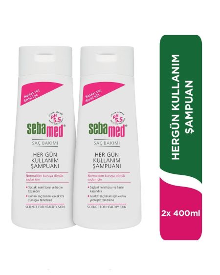 Şampuan Hergün Kullanım 400 ml X 2 Adet