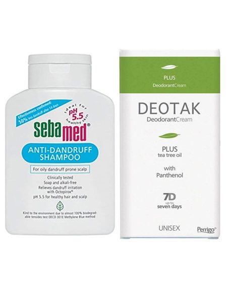 Şampuan - Kepek Önleyici 400 ml+Deotak Krem Deodorant Plus 7777777175572