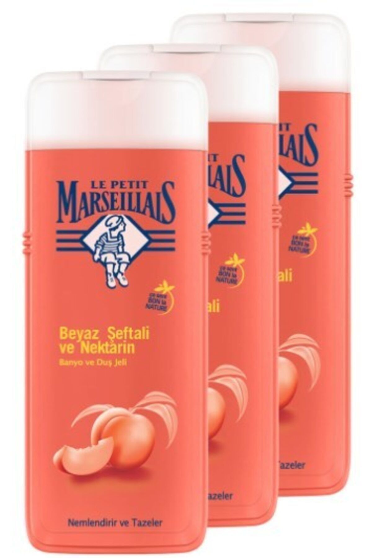 Şeftali ve Nektarin Duş Jeli 400 ml 3 Adet