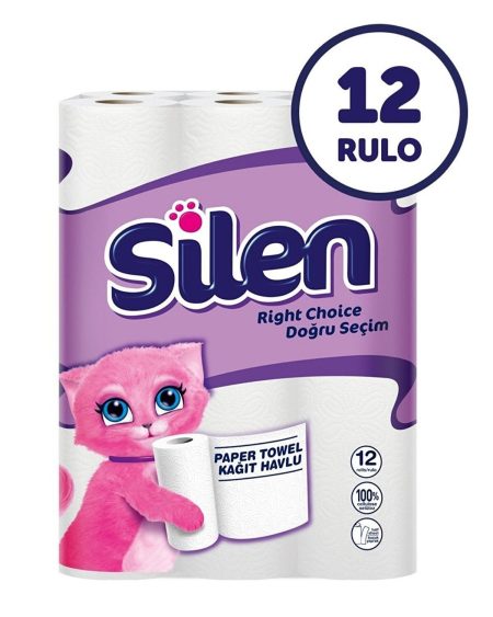 SİLEN Kağıt Havlu 12 Li Paket