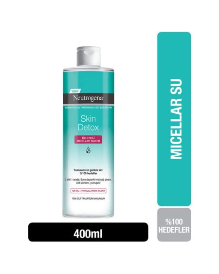 Skin Detox 3 Etkili Micellar Water 400 Ml