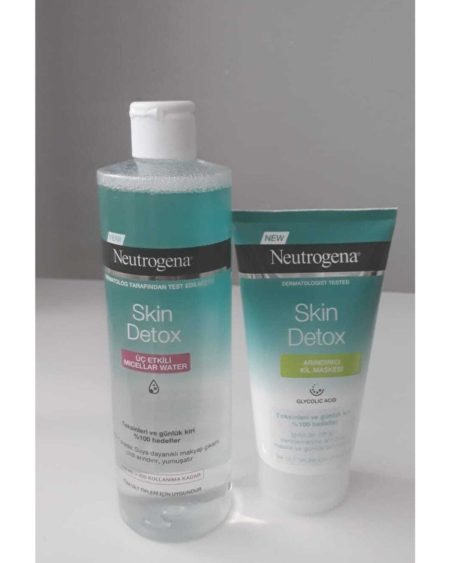 Skin Detox Arındırıcı Kil Maskesi 150 Skin Detox Üç Etkili Makyaj Temiz suyu 400 ml