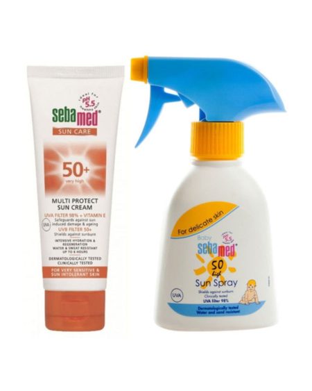 Spf 50+ Güneş Kremi 75 ml + Bebe Güneş Spreyi Spf 50 200 ml 7777777175530