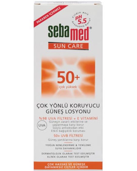 Sun Care 50+  Güneş Losyonu 150 Ml