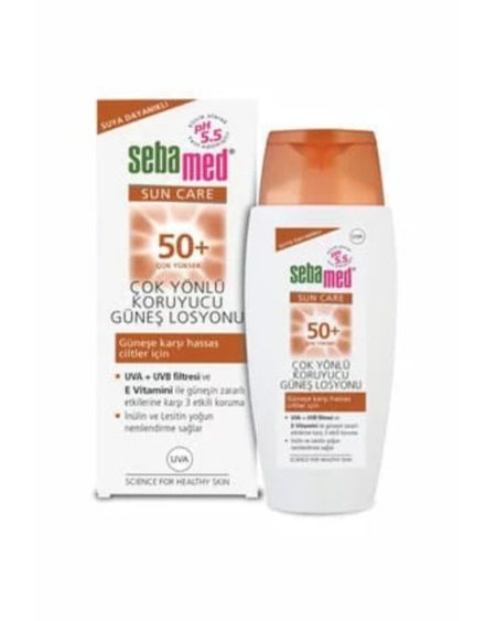 Suya Dayanıklı Çok Yönlü Koruyucu Güneş Losyonu Spf 50+ 150 ml  - 410304089877711