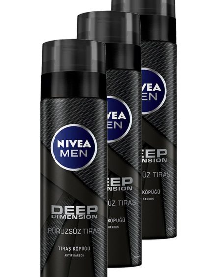 Tıraş Köpüğü Deep Dimension 200 Ml 3'lü Set