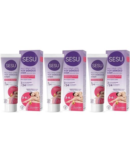 Tüy Dökücü Krem 100ml Hassas Ciltler (3 LÜ SET)