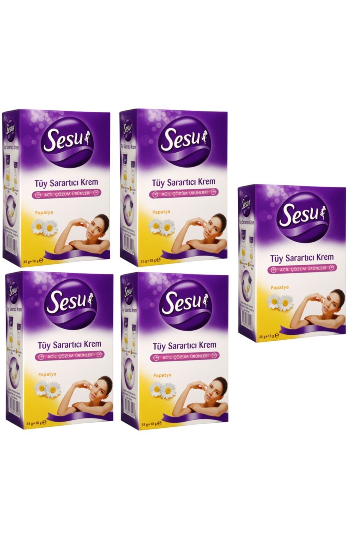 Tüy Sarartıcı Krem 35gr+18gr X 5