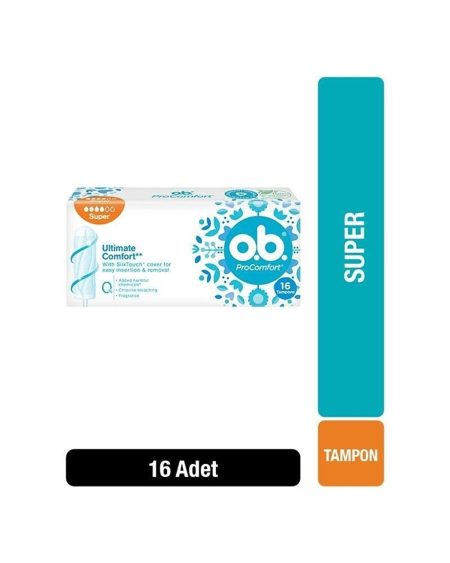 Ultimate Comfort Tampon Süper 1 Kutu 16'lı