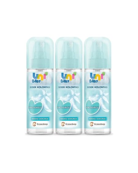 UNİ BABY BEBEK KOLONYASI 150ML. 3LÜ