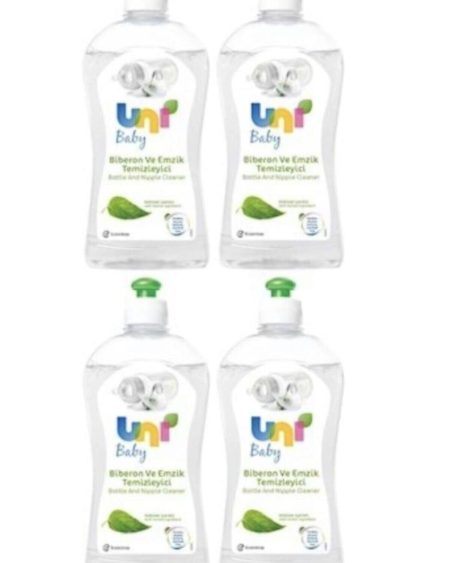 Uni Baby Biberon Ve Emzik Temizleyici Deterjan 500 Ml 4 Adet