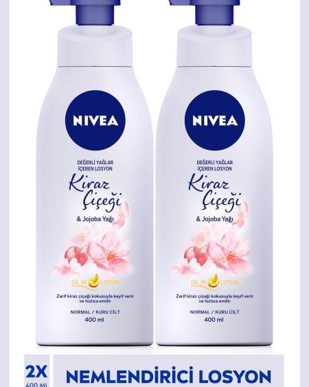 Vücut Kremi Vücut Losyonu Değerli Yağlar içerir Kiraz Çiçeği & Jojoba Yağı Normal Ve Kur... 462Cseri