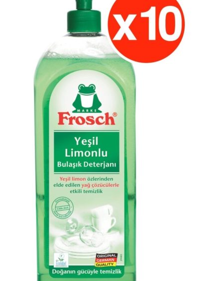 Yeşil Limonlu Bulaşık Deterjanı 750 Ml X 10 Adet