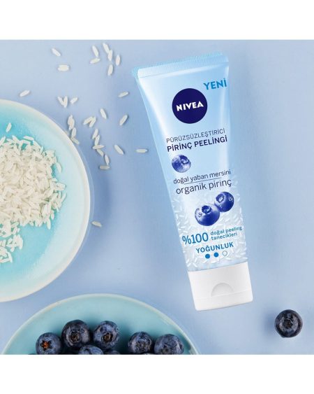 Yüz Peelingi Pürüzsüzleştirici Organik Pirinç Peeling 75ml,normal Ciltler,yüz Temizleyic... 099Gseri