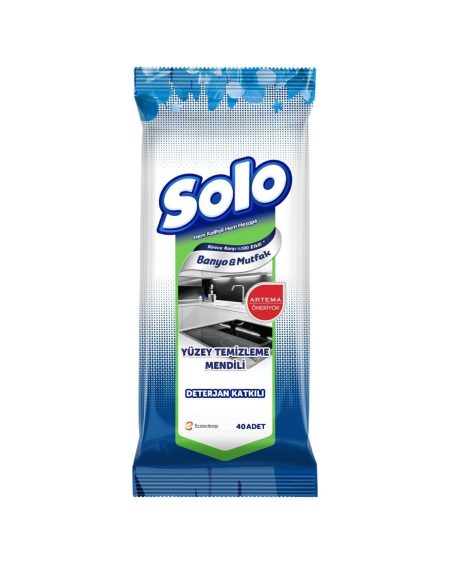 Yüzey Temizleme Mendili 40’lI - Banyo & Mutfak ( 1 ADET )