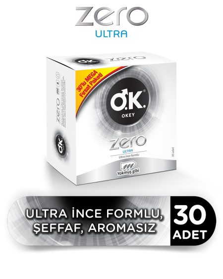 Zero Ultra Prezervatif 30'lu