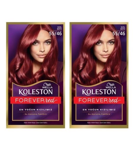 55/46 Kızıl Büyü X2 Adet Saç Boyası Set