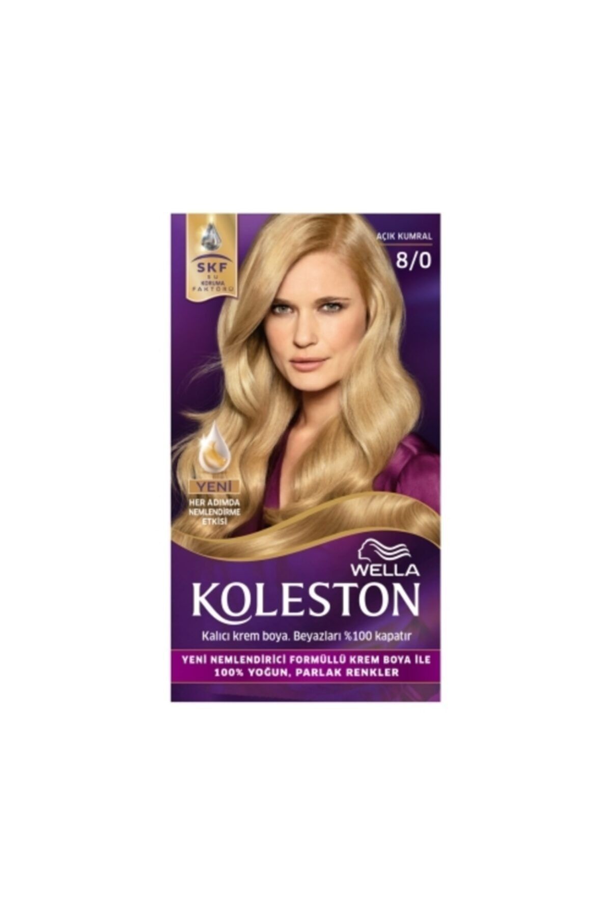 8/0 Açık Kumral Kalıcı Krem Boya