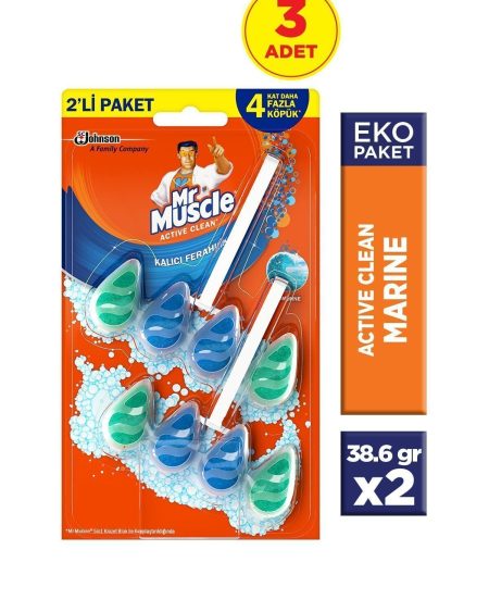 Active Clean 2'li Klozet Blok Marine - 3'lü