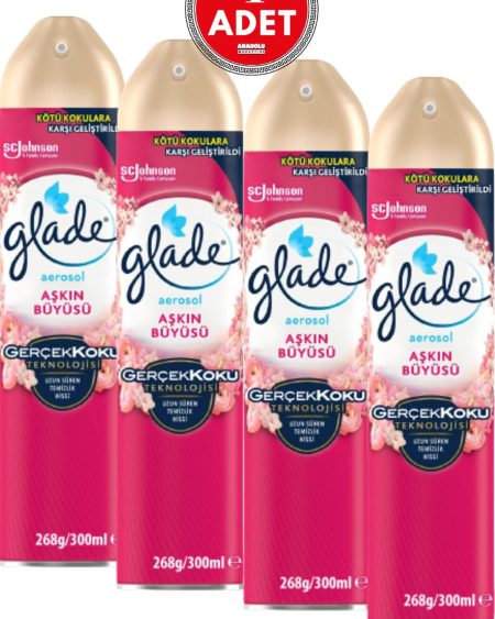 Aerosol Oda Kokusu Aşkın Büyüsü 300 ml 4 Adet