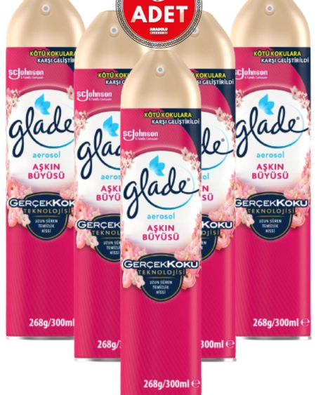 Aerosol Oda Kokusu Aşkın Büyüsü 300 ml 5 Adet