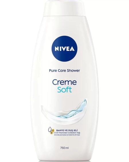 Creme Soft Kremsi Dokunuş Banyo Ve Duş Jeli 750 Ml, Vücut Nemlendirici, Badem Yağı, Pürüzsüz