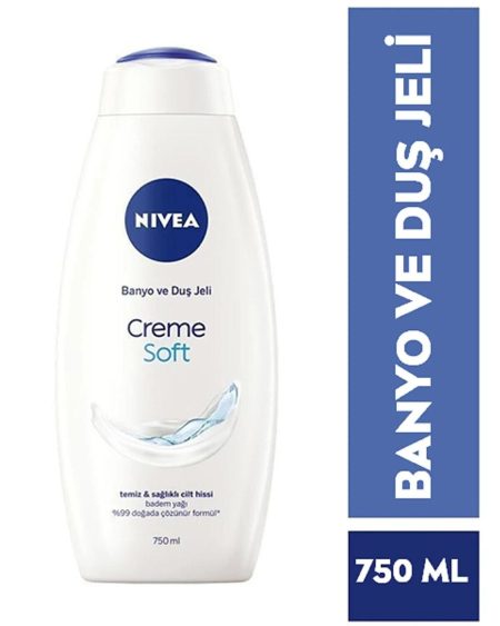 Creme Soft Shower Gel 750 ml Duş Jeli X 2 Adet