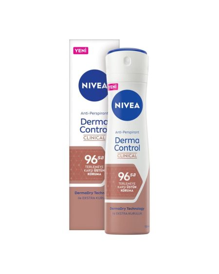 Derma Control Clinical Kadın Sprey Deodorant 96 Saat Üstün Koruma 150ml