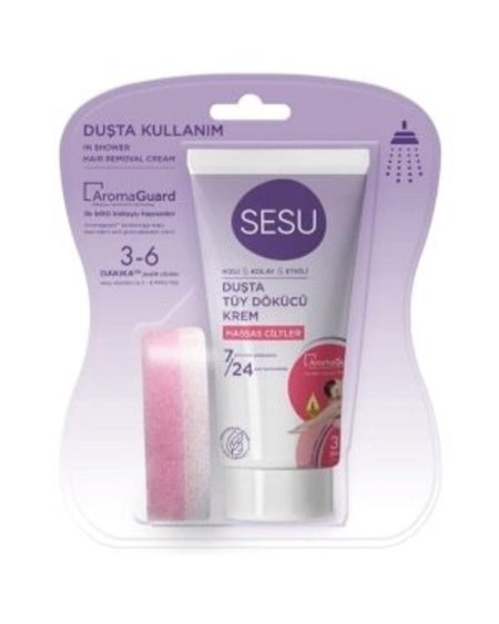 Duşta Tüy Dökücü Krem Hassas Ciltler 150 Ml