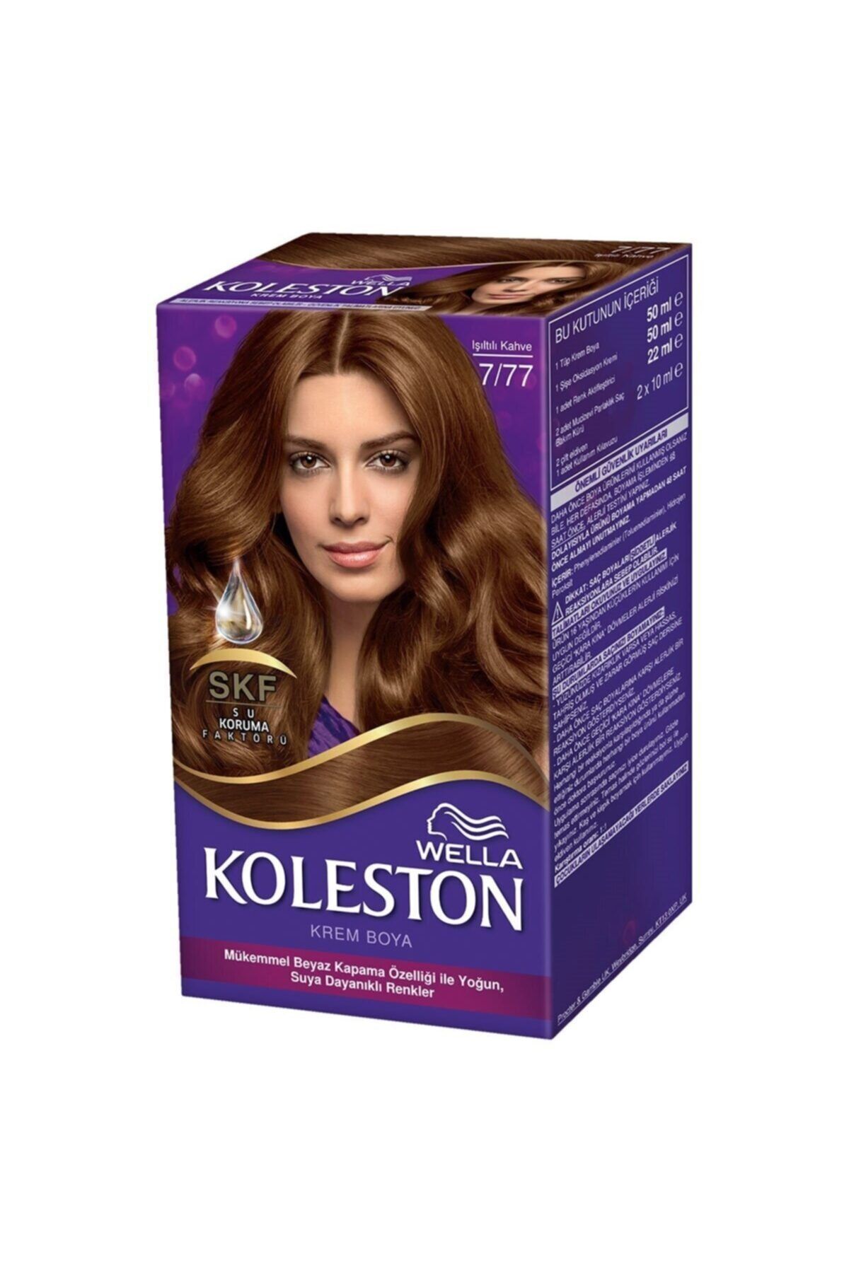 Işıltılı Kahve 7/77 Kit Saç Boyası