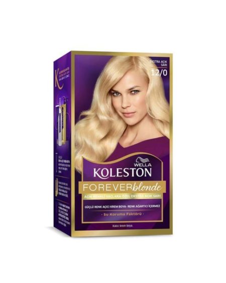 Kit 12/0 Çok Açık Doğal Sarı Saç Boyası