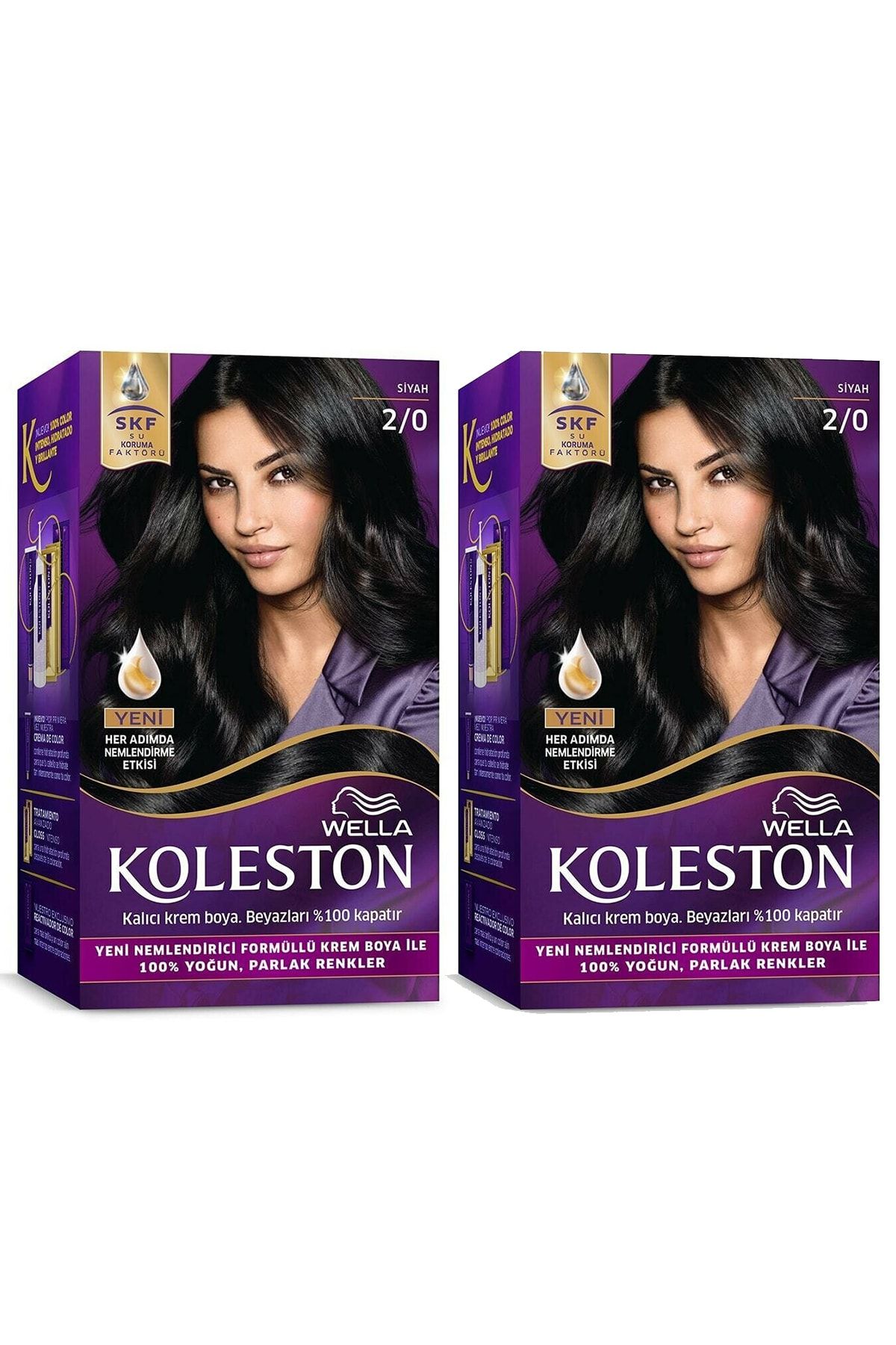 Kıt 2/0 Siyah Saç Boyası X 2 Adet