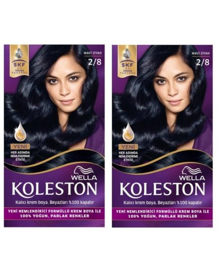 Kit 2/8 Mavi Siyah Saç Boyası X 2 Adet