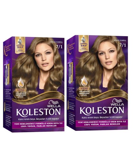 Kıt 7/1 Küllü Kumral Saç Boyası X 2 Adet