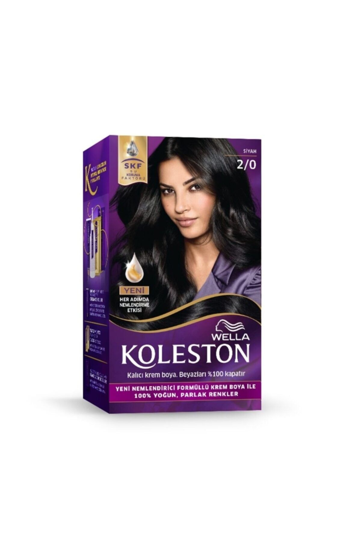 Kit Saç Boyası 2/0 Siyah