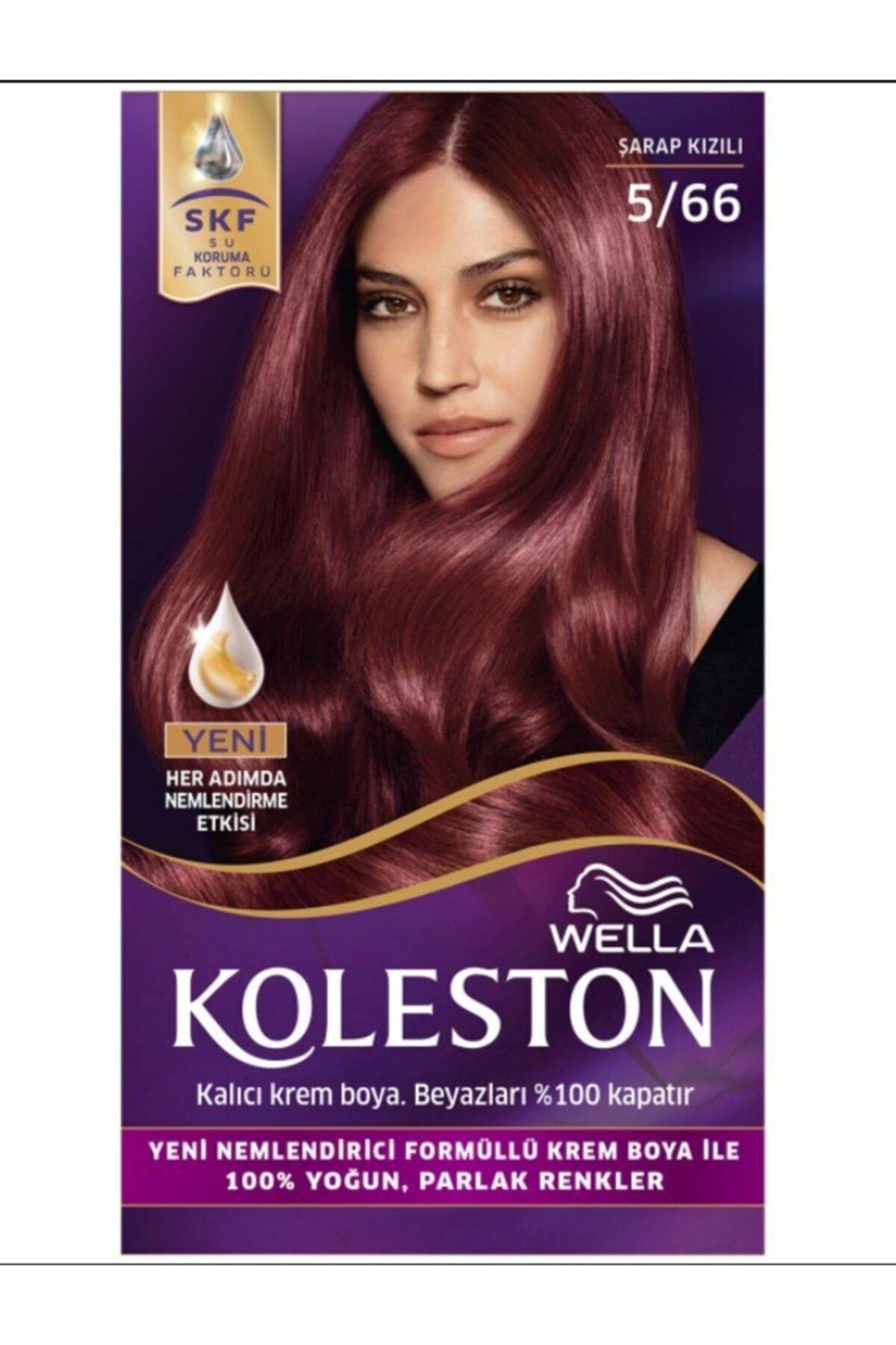 Kit Saç Boyası 5/66 Şarap Kızılı