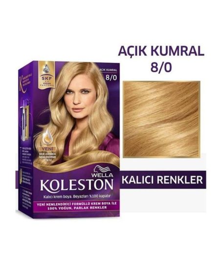 Kit Saç Boyası 8/0 Açık Kumral