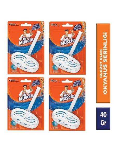 Klozet Blok Okyanus Serinliği 40 gr X 4 Adet